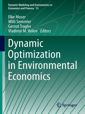 cover image of Dynamic Optimization in Environmental Economics